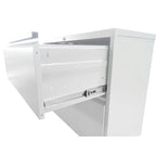 Classeur métallique vertical à 4 tiroirs avec serrure, classeur vertical en acier pour le bureau ou la maison pour format A4 légal/Lettre