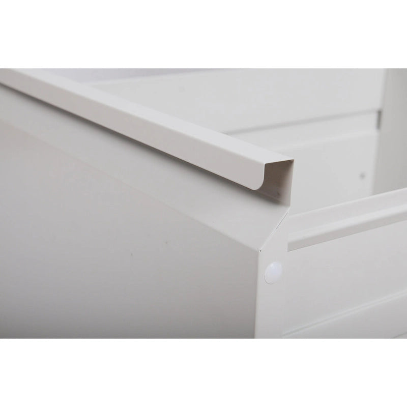 Classeur métallique vertical à 4 tiroirs avec serrure, classeur vertical en acier pour le bureau ou la maison pour format A4 légal/Lettre