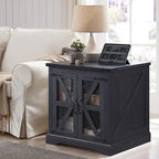 Table de chevet de ferme 24 po, Grande table d'appoint de canapé en bois, Table d'appoint rustique - S.O.