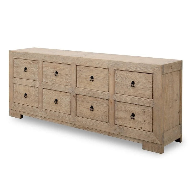 Commode Pin Naturel Vieilli 88x18x35H