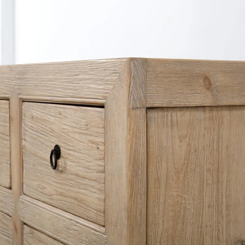 Commode Pin Naturel Vieilli 88x18x35H