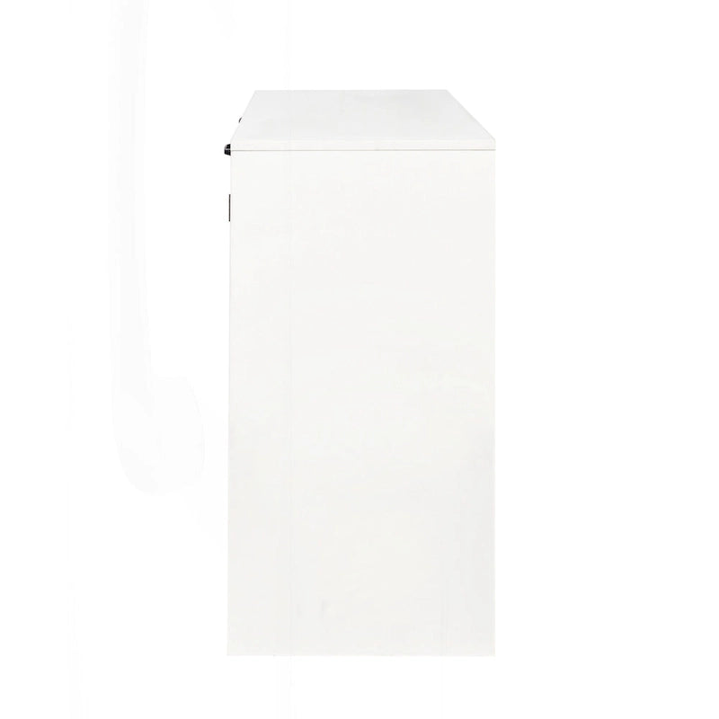 Meuble de buanderie polyvalent sur pied avec étagères réglables et panier à linge basculant