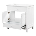 Meuble-lavabo sans lavabo