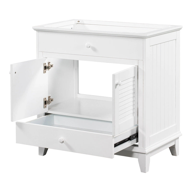 Meuble-lavabo sans lavabo