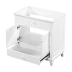 Meuble-lavabo sans lavabo