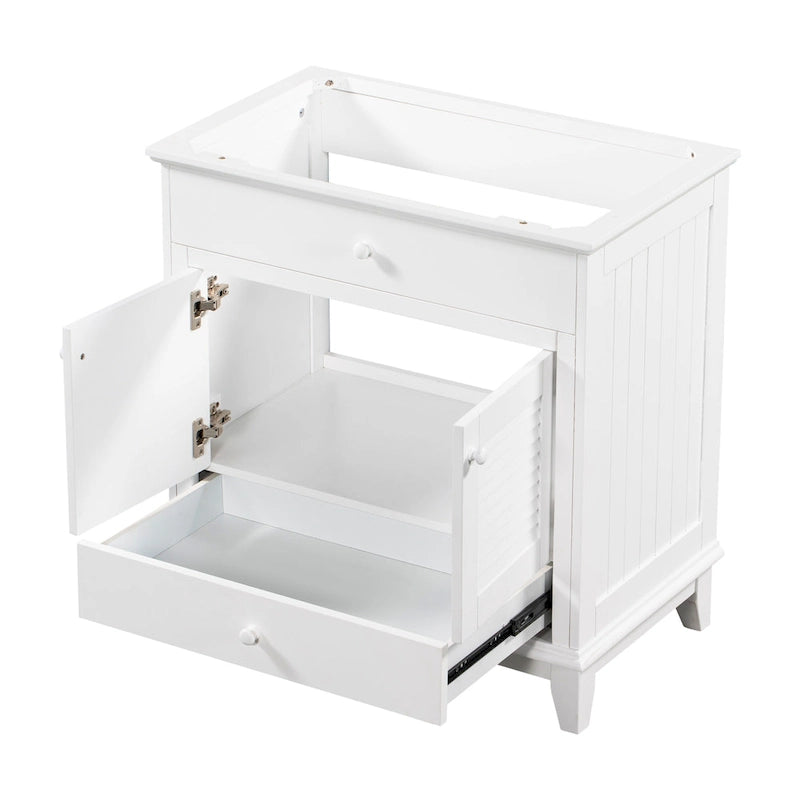Meuble-lavabo sans lavabo