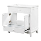 Meuble-lavabo sans lavabo