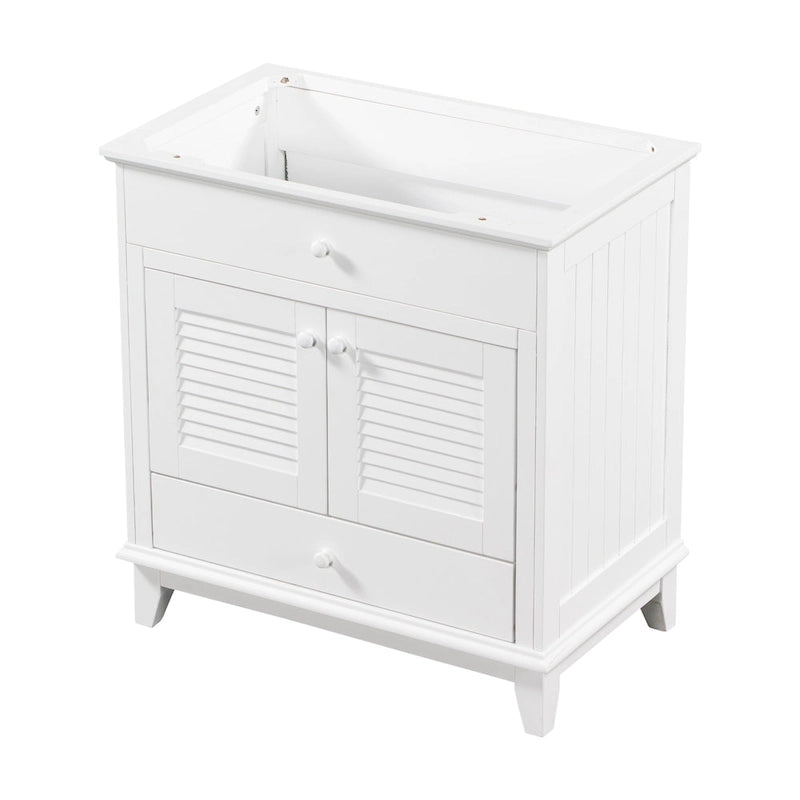 Meuble-lavabo sans lavabo