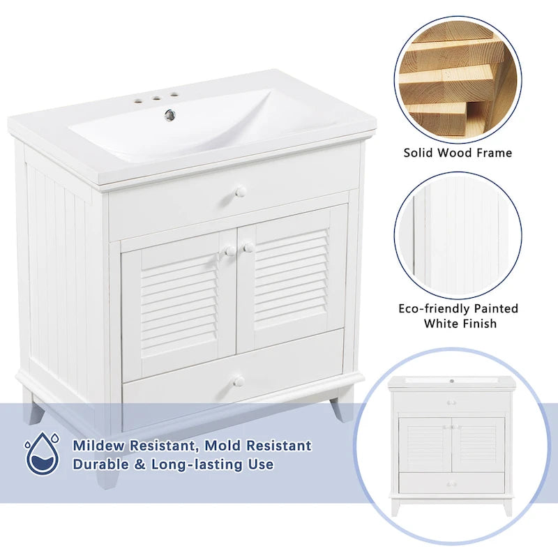 Meuble-lavabo sans lavabo