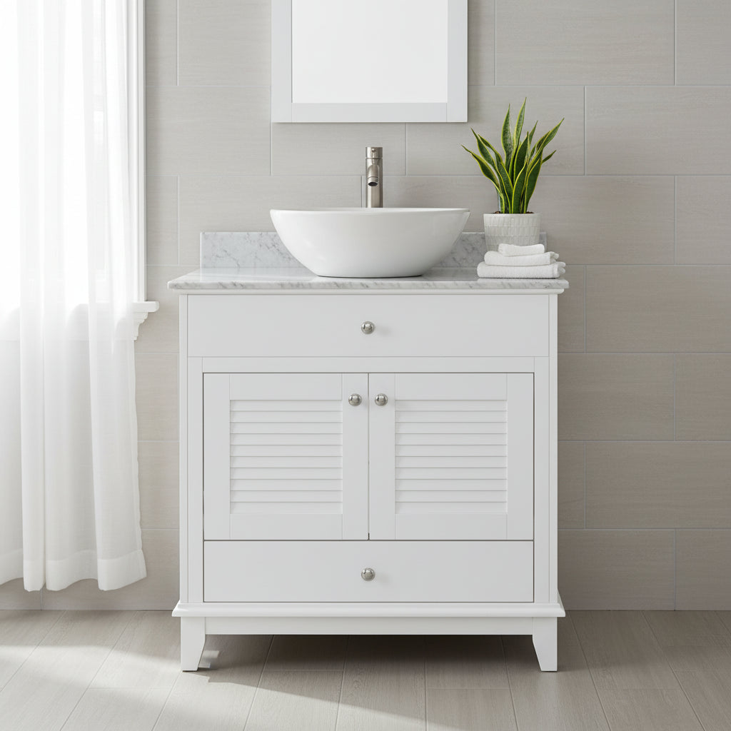 Meuble-lavabo sans lavabo