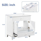 Meuble-lavabo sans lavabo