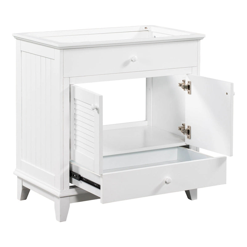 Meuble-lavabo sans lavabo
