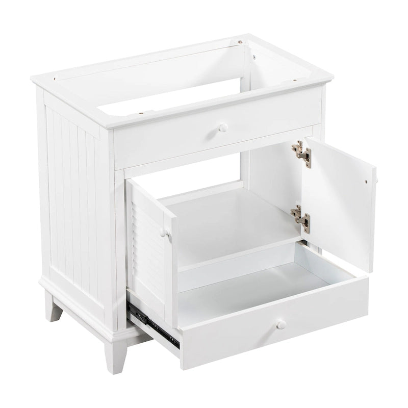 Meuble-lavabo sans lavabo