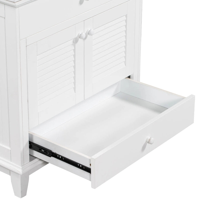 Meuble-lavabo sans lavabo