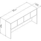 Meuble haut 72 po par