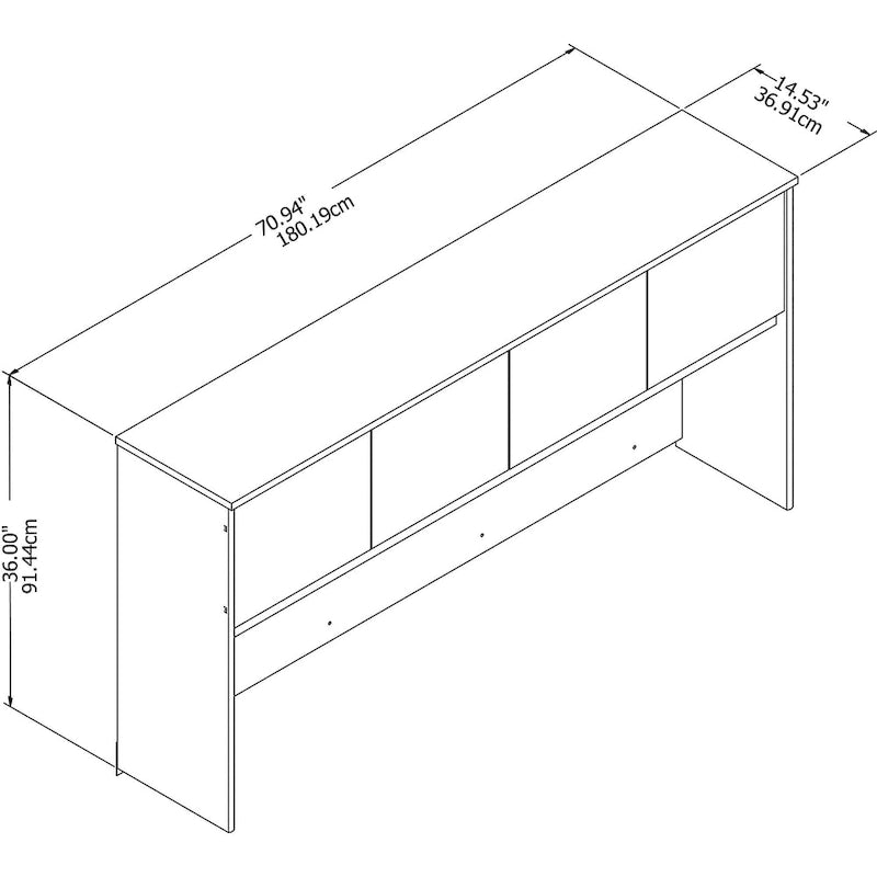 Meuble haut 72 po par