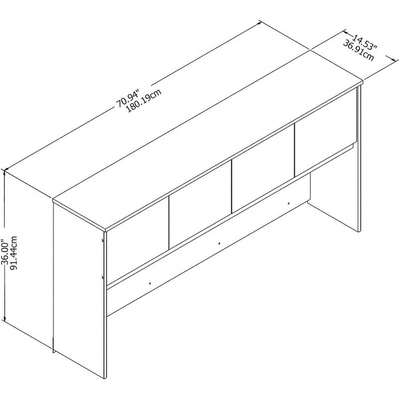 Meuble haut 72 po par
