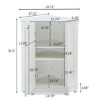 Meuble de Rangement d'Angle Triangle avec Étagère - S/O