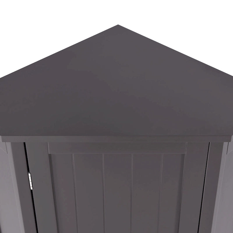 Meuble de Rangement d'Angle Triangle avec Étagère - S/O