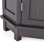 Meuble de Rangement d'Angle Triangle avec Étagère - S/O