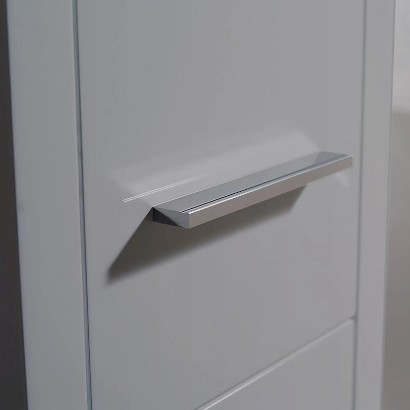 Meuble colonne de salle de bain autoportant en contreplaqué 68-1/8 po