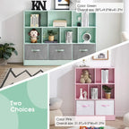 Étagère de rangement à 3 niveaux pour enfants, Meuble de présentation simple en bois pour chambre à coucher