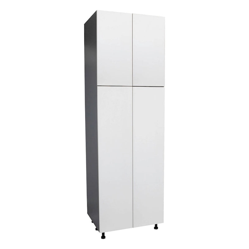 Armoire de rangement à quatre portes de 24 x 96 po - Gris - 24 x 96 x 23 3/8