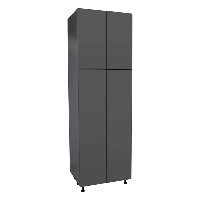 Armoire de rangement à quatre portes de 24 x 96 po - Gris - 24 x 96 x 23 3/8