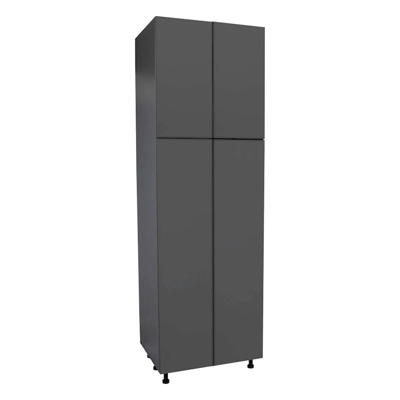 Armoire de rangement à quatre portes de 24 x 96 po - Gris - 24 x 96 x 23 3/8