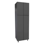 Armoire de rangement à quatre portes de 24 x 96 po - Gris - 24 x 96 x 23 3/8