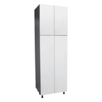 Armoire de rangement à quatre portes de 24 x 96 po - Gris - 24 x 96 x 23 3/8