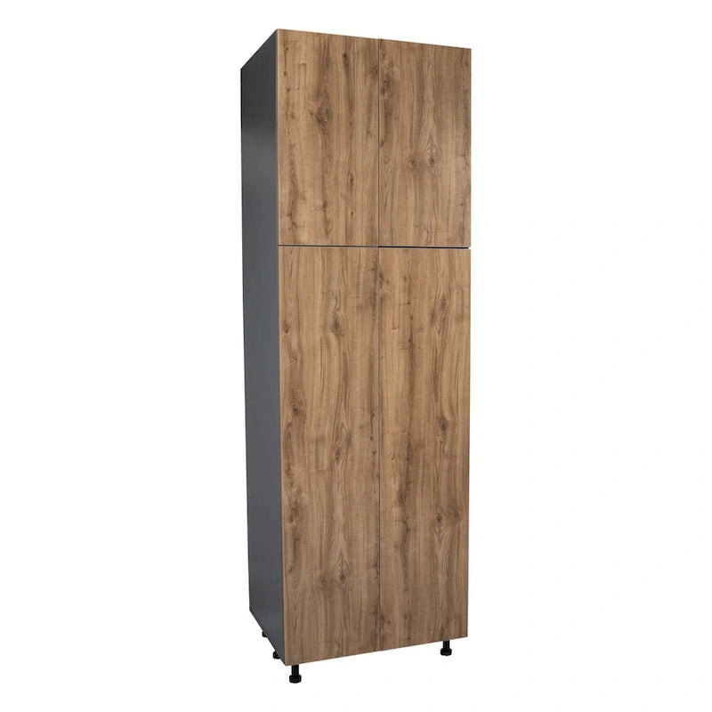Armoire de rangement à quatre portes de 24 x 96 po - Gris - 24 x 96 x 23 3/8