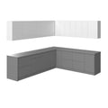 Collection Cuisine Moderne Couleur Grise Base 3x2,6m de Large - 102x120