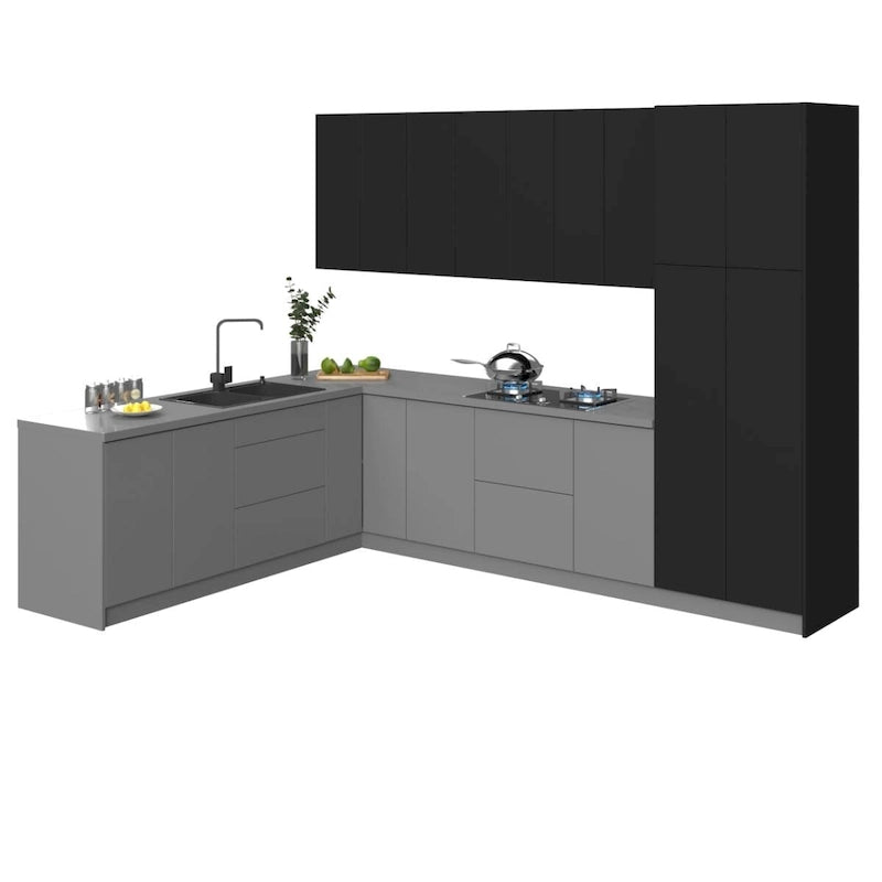 Collection base noir et gris – 8x10 pi de large – 126x96