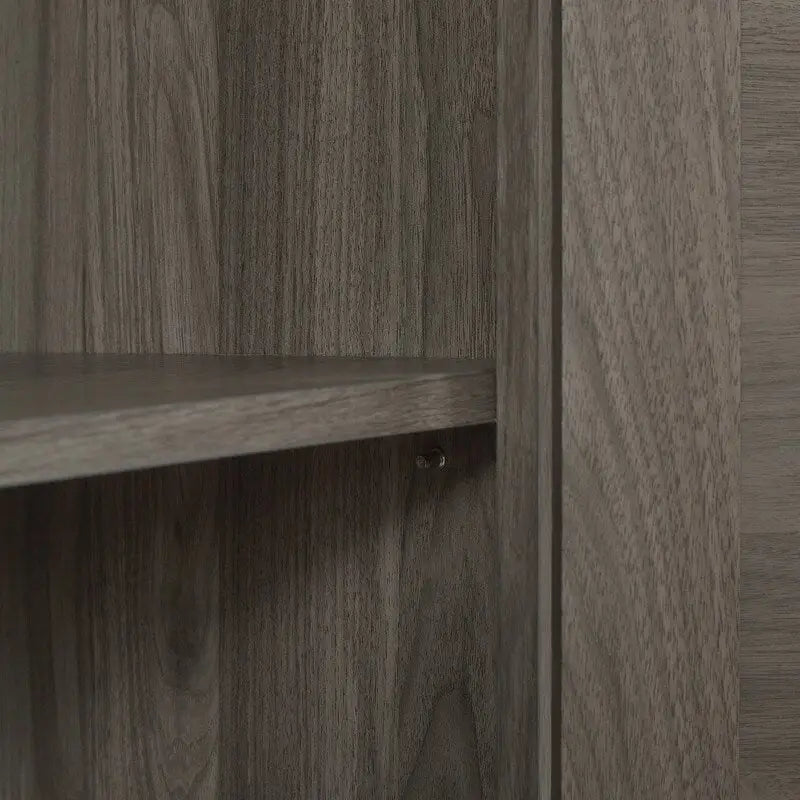 Buffet en rotin de 64,96W avec meuble de rangement à 4 portes - N/A