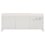 Banc de rangement avec 2 tiroirs et 2 placards, Banc à chaussures avec coussin amovible pour salon, entrée