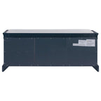 Banc de rangement avec 2 tiroirs et 2 placards, Banc à chaussures avec coussin amovible pour salon, entrée