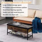Banc de rangement de 79 cm