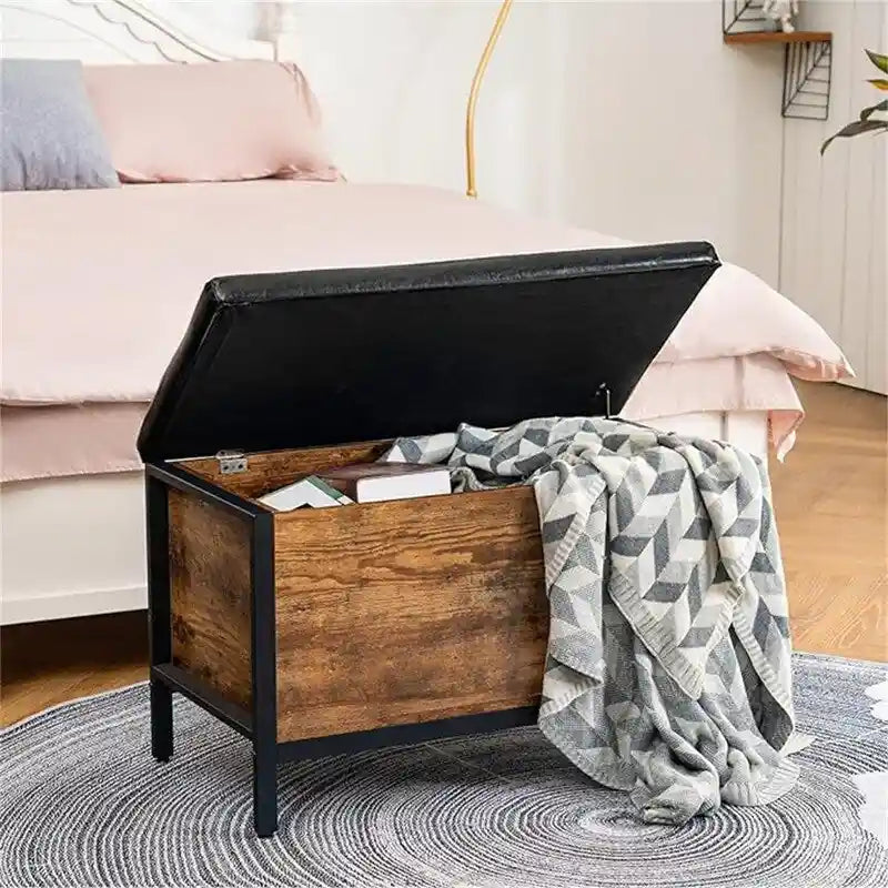 Banc de rangement de 79 cm