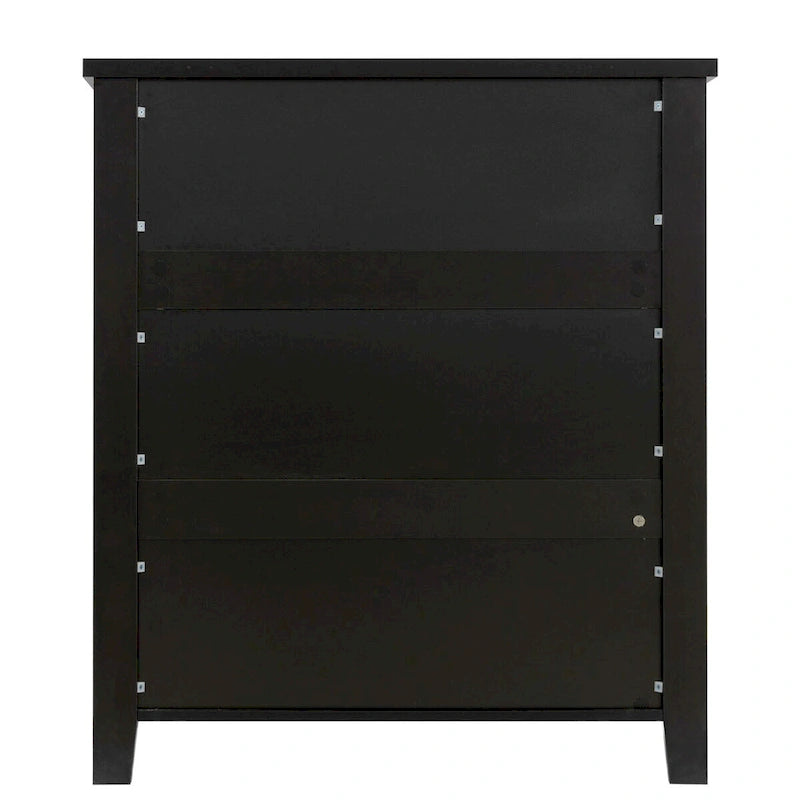 Commode à tiroirs, armoire d'appoint, buffet, comptoir de service, cadre en bois massif, panneau de porte en plastique