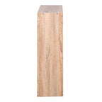 Meuble à chaussures en bois pour entrée, meuble de rangement à chaussures blanc avec 2 portes battantes 20,94x9,45x43,11 pouces
