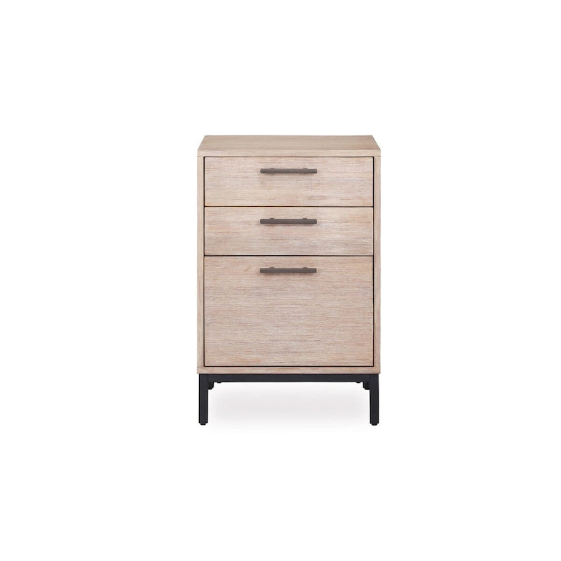 Classeur de bureau en placage de bois blanc "Mountain"