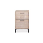 Classeur de bureau en placage de bois blanc "Mountain"