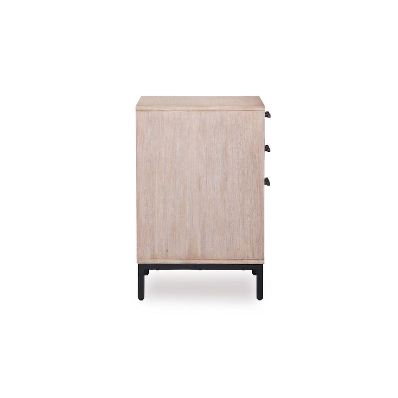 Classeur de bureau en placage de bois blanc "Mountain"