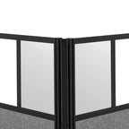 Ensemble de panneaux muraux modulaires avec 2 murs
