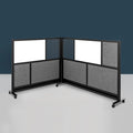 Ensemble de panneaux muraux modulaires avec 2 murs