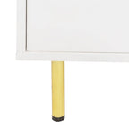 Armoire blanche moderne à 2 portes pour chambre à coucher