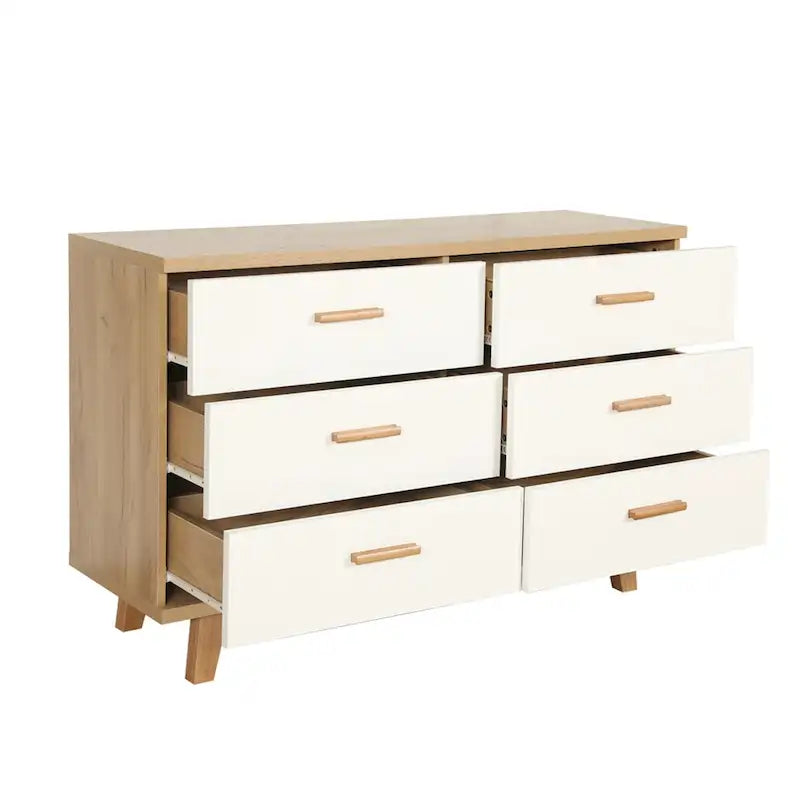 Commode à 5 tiroirs en bois de rose