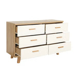 Commode à 5 tiroirs en bois de rose