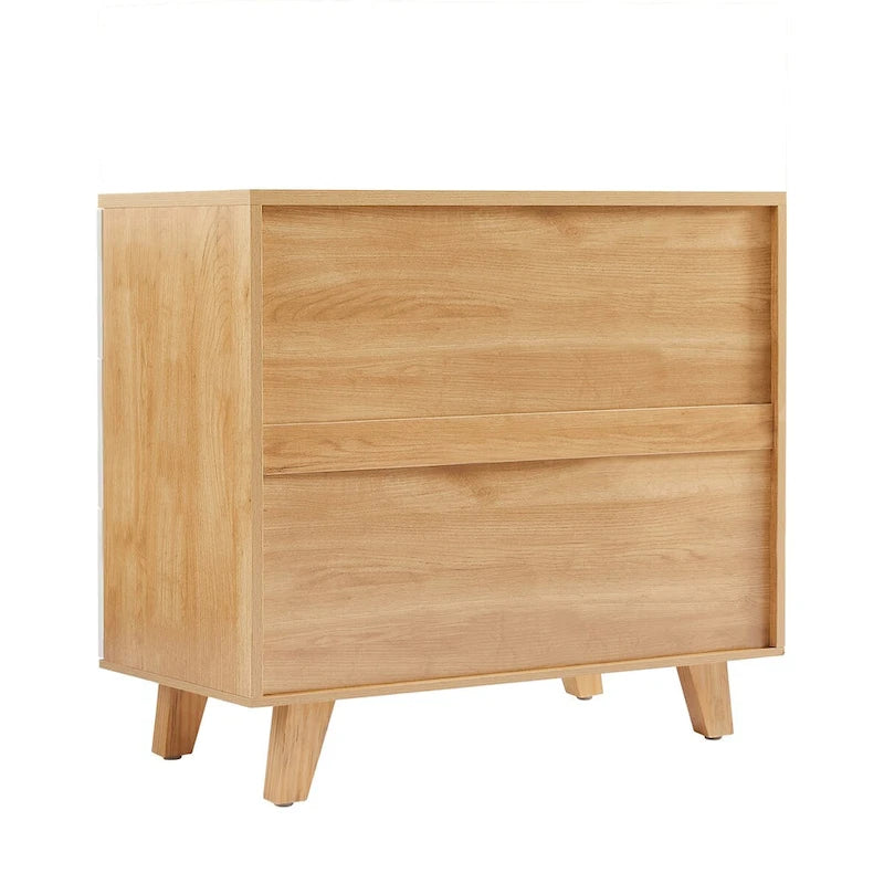 Commode à 5 tiroirs en bois de rose